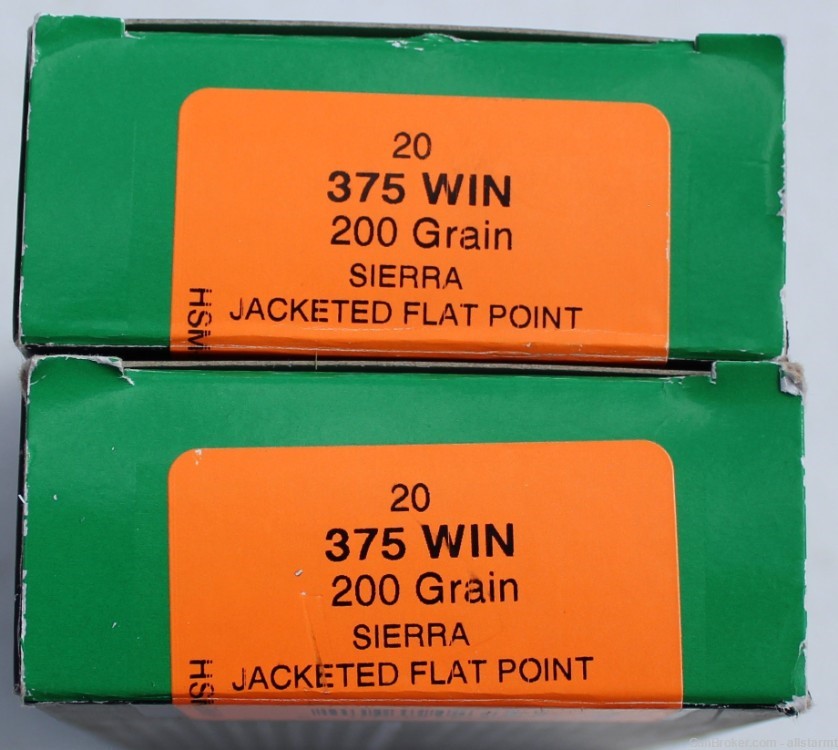HSM 375 wINCHESTER wIN 200 Grain Sierra 2 Boxes of 20 40 Rounds-img-4