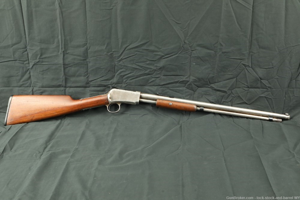 Winchester Model 1906 .22 S, L & LR Pump / Slide Action Rifle, MFD 1910 C&R-img-2