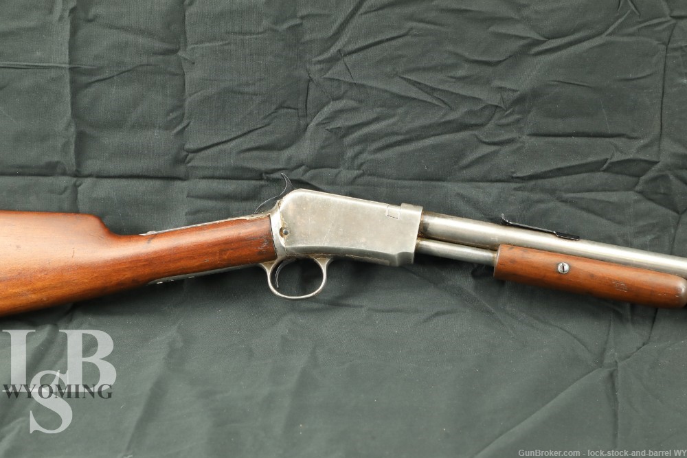 Winchester Model 1906 .22 S, L & LR Pump / Slide Action Rifle, MFD 1910 C&R-img-0