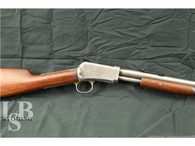 Winchester Model 1906 .22 S, L & LR Pump / Slide Action Rifle, MFD 1910 C&R