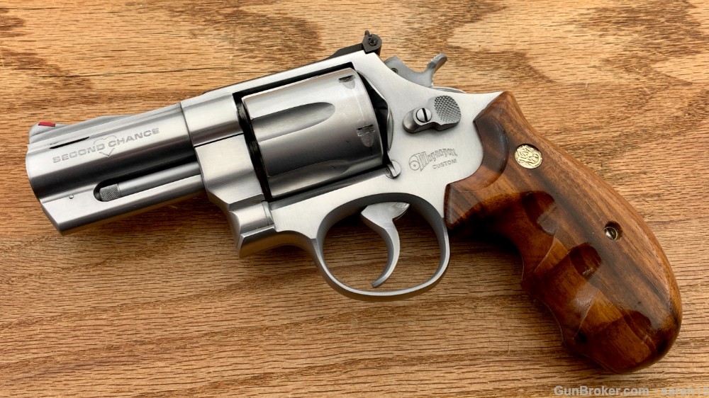 S&W 3" MODEL 29-3 MAGNAPORT 1 OF 100  " SECOND CHANCE " LEW HORTON COMBATS-img-3