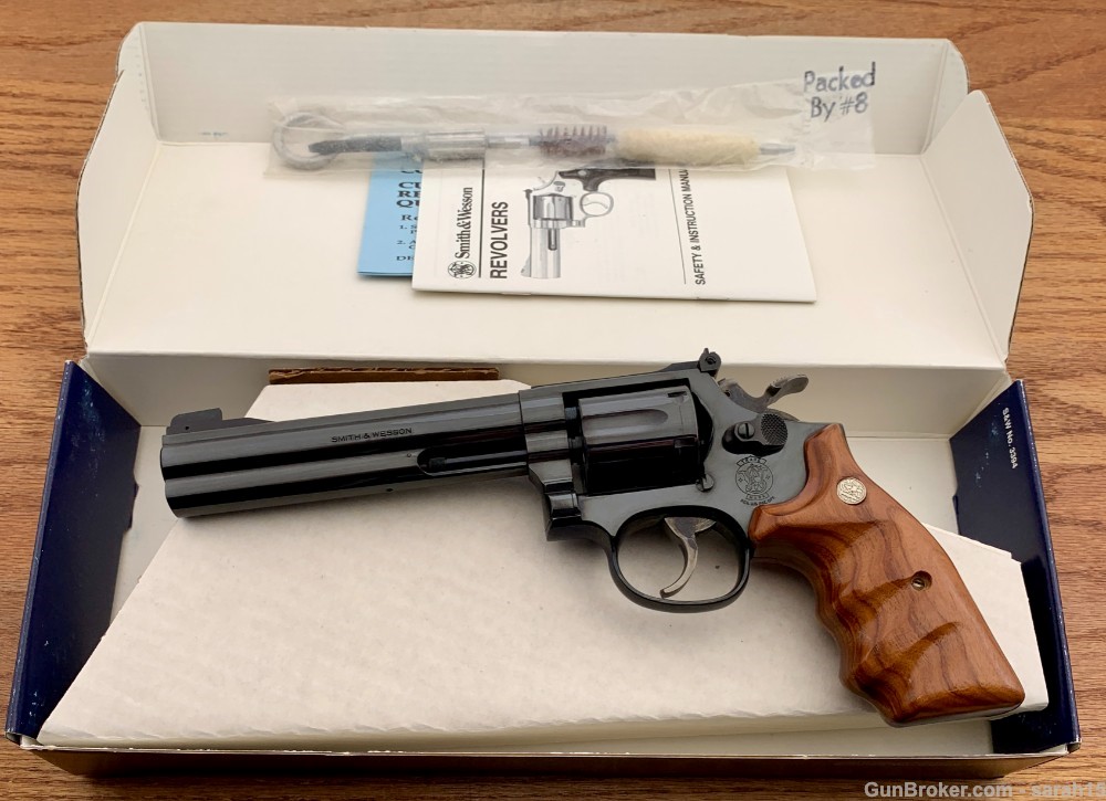S&W 6" BLUE SPECIAL EDITION MODEL 14-5 LEW HORTON COMBATS ORIG BOX & PAPERS-img-28