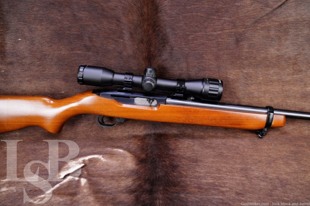 Ruger Model 44 Deerstalker .44 Magnum 18 1/2” Semi Auto Rifle & Scope 1981-img-0