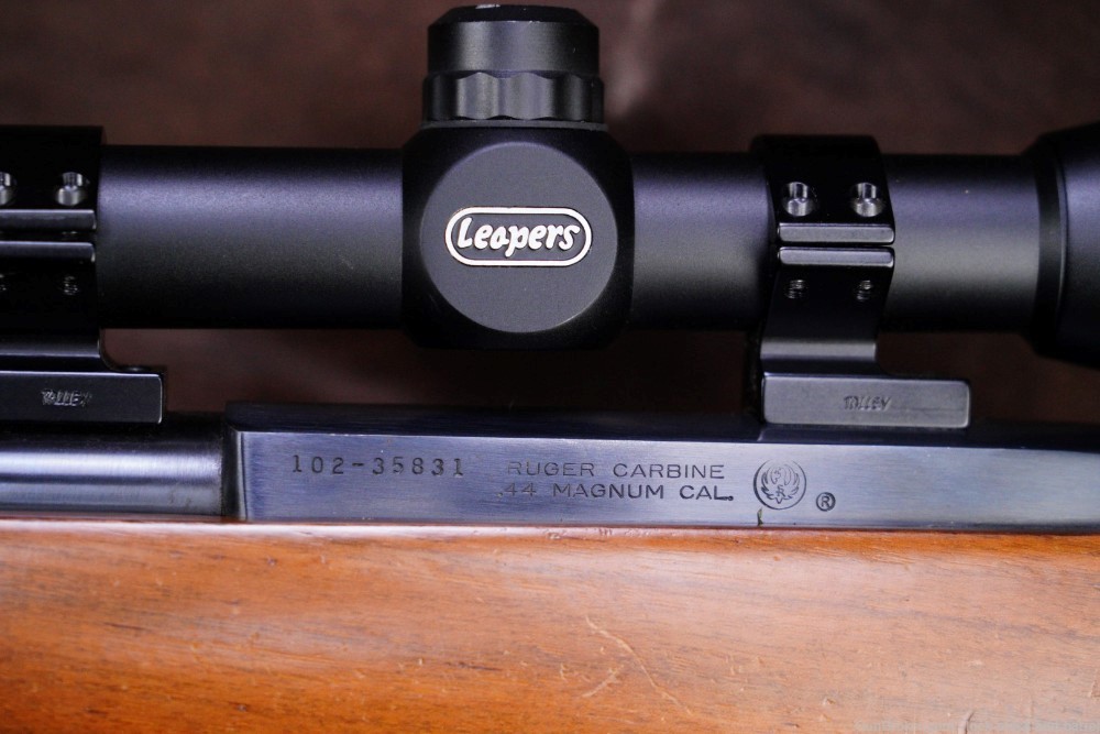 Ruger Model 44 Deerstalker .44 Magnum 18 1/2” Semi Auto Rifle & Scope 1981-img-18