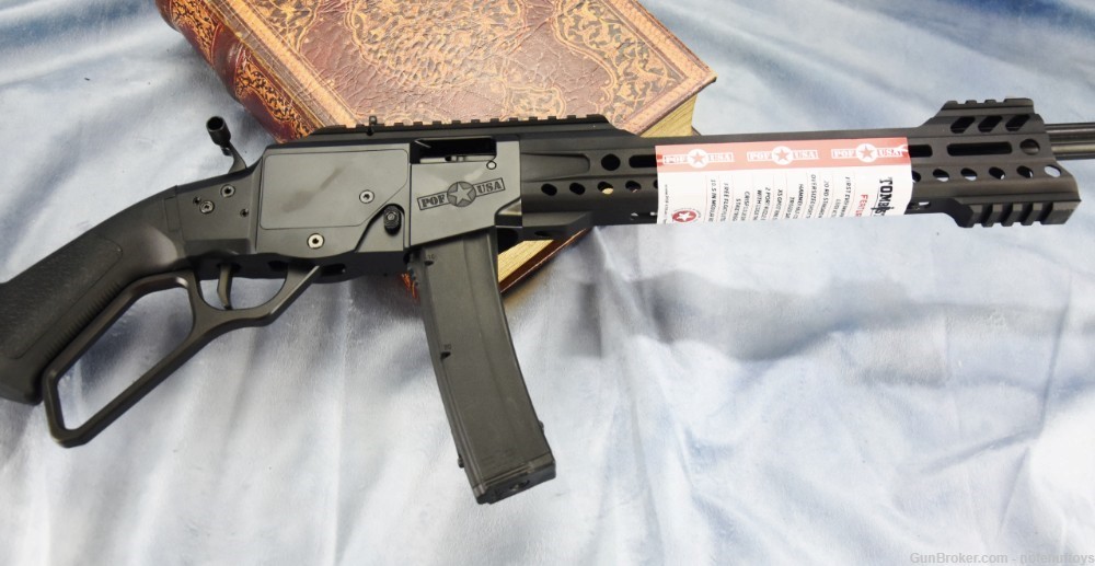 NEW POF Patriot Ordinance Tombstone 9mm LEVER Action 16.5" Rifle PLA-9 NIB-img-0