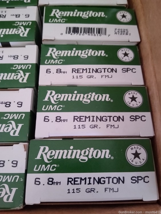Remington 6.8 SPC ammo 115gr -img-0