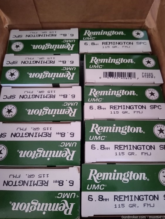 Remington 6.8 SPC ammo 115gr -img-1