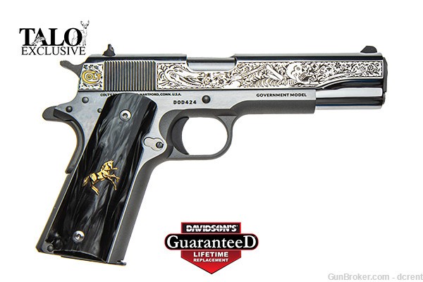 Colt 1911 Day of The Dead .38 Super 5" 9rd Stainless 01911C-SS38-DOD-img-0