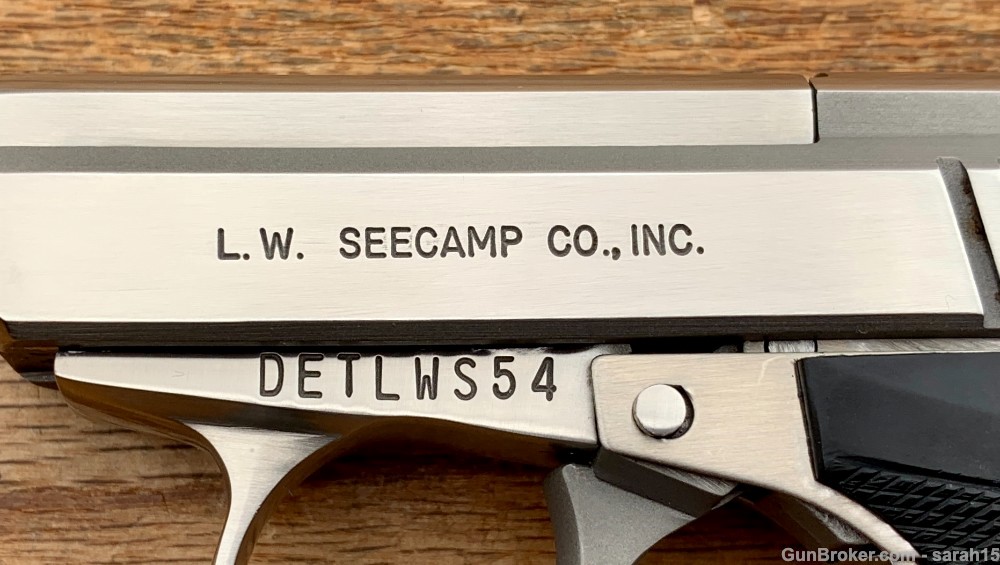 LW SEECAMP STAINLESS MODEL LWS 32 ORIGINAL BOX, PAPERS, & AMMO .32 ACP-img-9