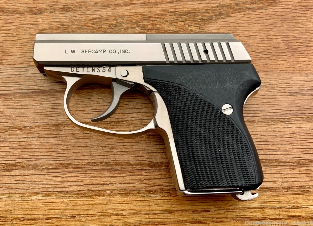 LW SEECAMP STAINLESS MODEL LWS 32 ORIGINAL BOX, PAPERS, & AMMO .32 ACP-img-4
