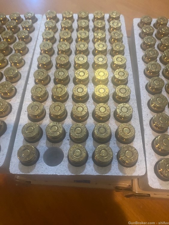 40 S&W   135 gr. JHP  ammunition. 250 rounds-img-1