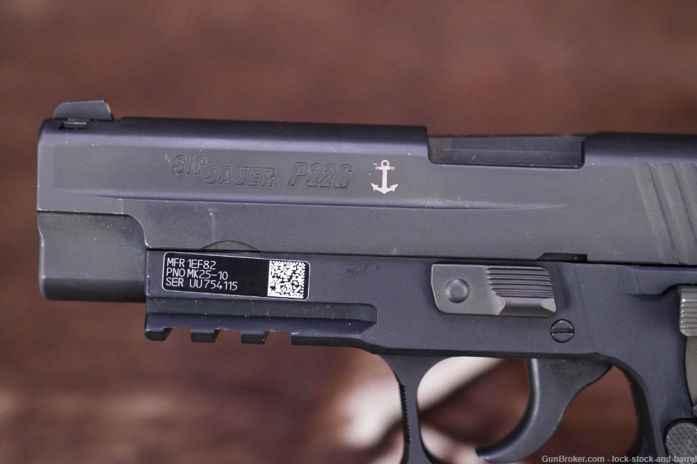 Sig Sauer Model P226 MK25 Navy 9mm 4.4" DA/SA Semi-Automatic Pistol 2013-img-8