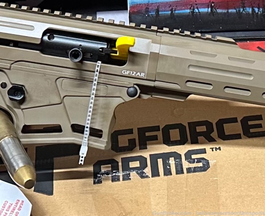 New GForce Arms GF12AR Semi Automatic 12 Gauge Shotgun Flat Dark Earth-img-1