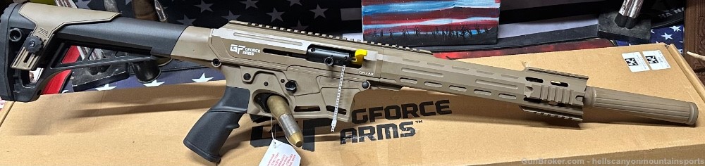 New GForce Arms GF12AR Semi Automatic 12 Gauge Shotgun Flat Dark Earth-img-0