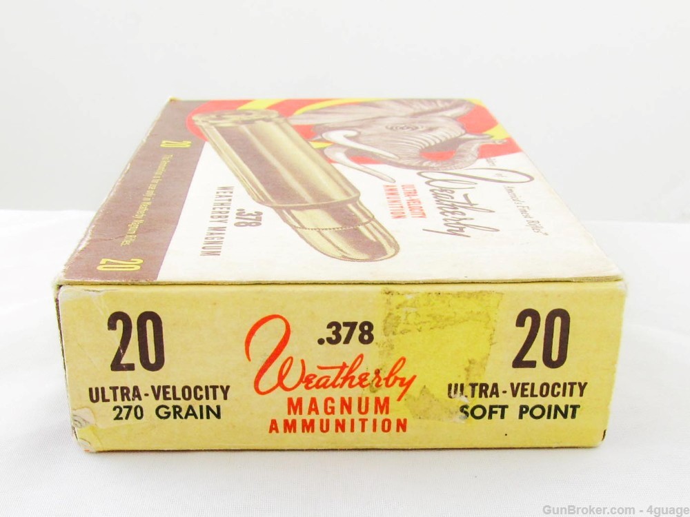 Weatherby 378 Weatherby Magnum - Full Elephant Box-img-4