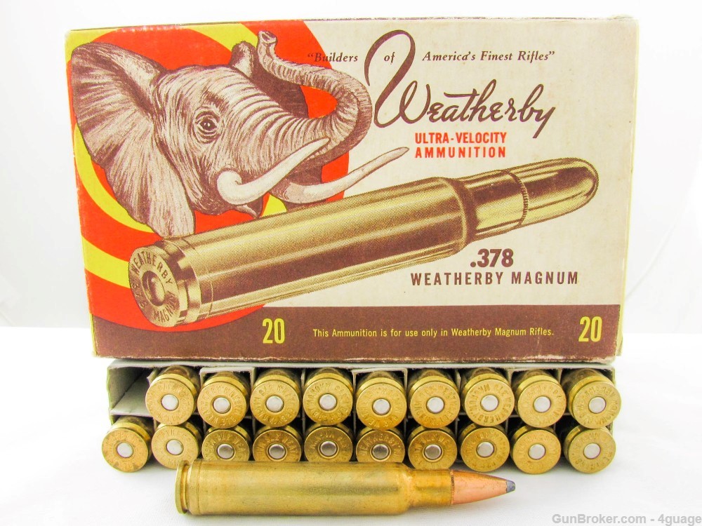 Weatherby 378 Weatherby Magnum - Full Elephant Box-img-6