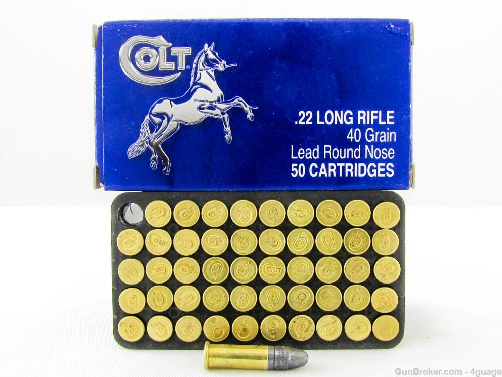Colt 22 Long Rifle - Full Rearing Colt Stallion Box-img-0