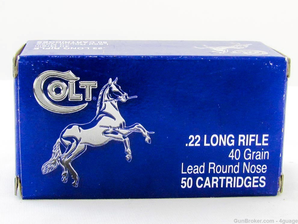 Colt 22 Long Rifle - Full Rearing Colt Stallion Box-img-1