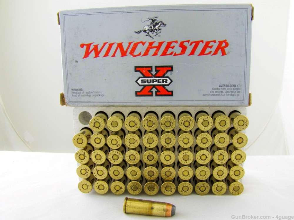 Winchester Super-X .44-40 WCF Cartridges - Full Box-img-0