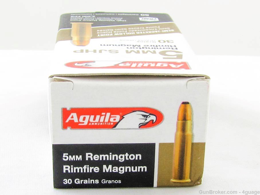 Aguila 5mm Remington RF Magnum Rifle Cartridges - Full Box-img-4