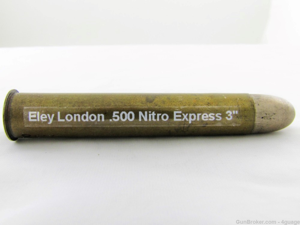 Eley London .500 Nitro Express 3" Rifle Cartridge-img-0