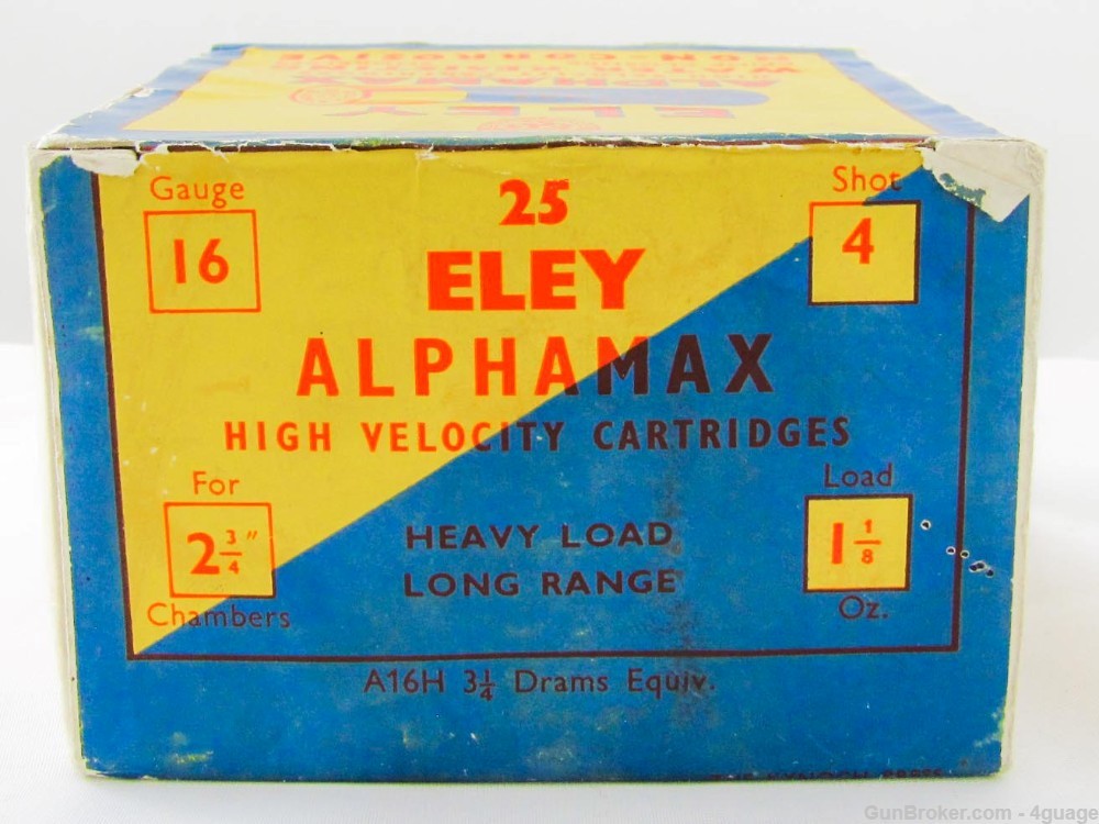 Eley Alphamax 16 Ga Shotshells - Full Box-img-3