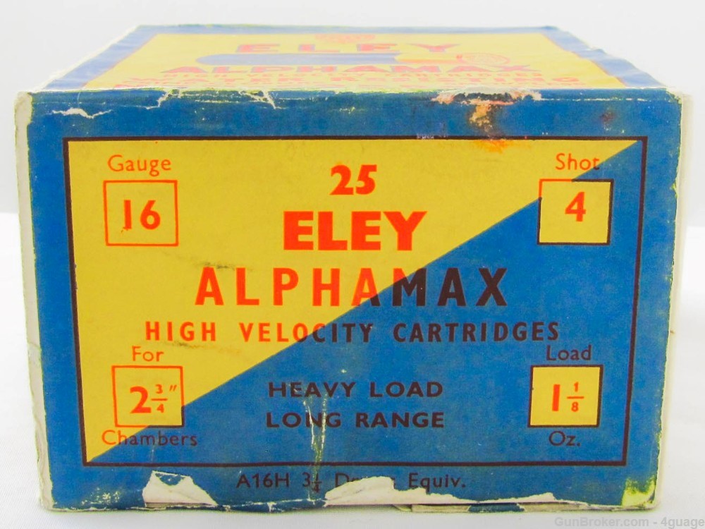 Eley Alphamax 16 Ga Shotshells - Full Box-img-2