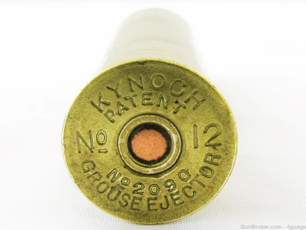 Kynoch Patent Grouse Ejector 12 Bore Brass Paradox Cartridge-img-0