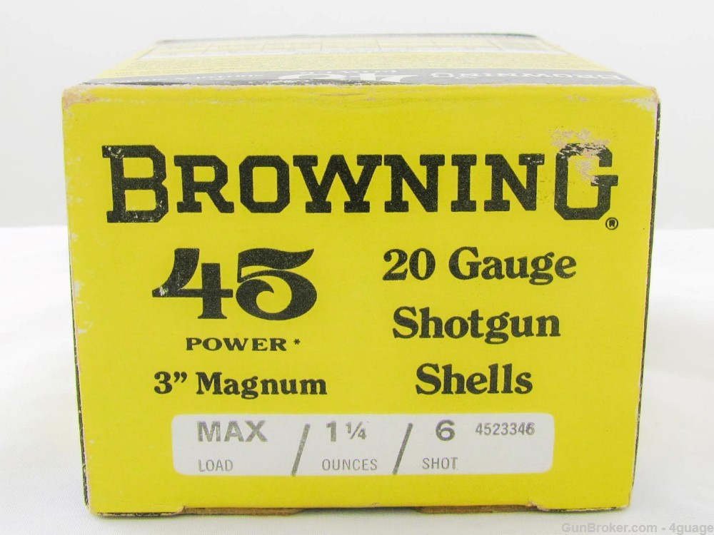 Browning 45 Power 20 Ga. 3" Magnum Shotshells - Full Box-img-4