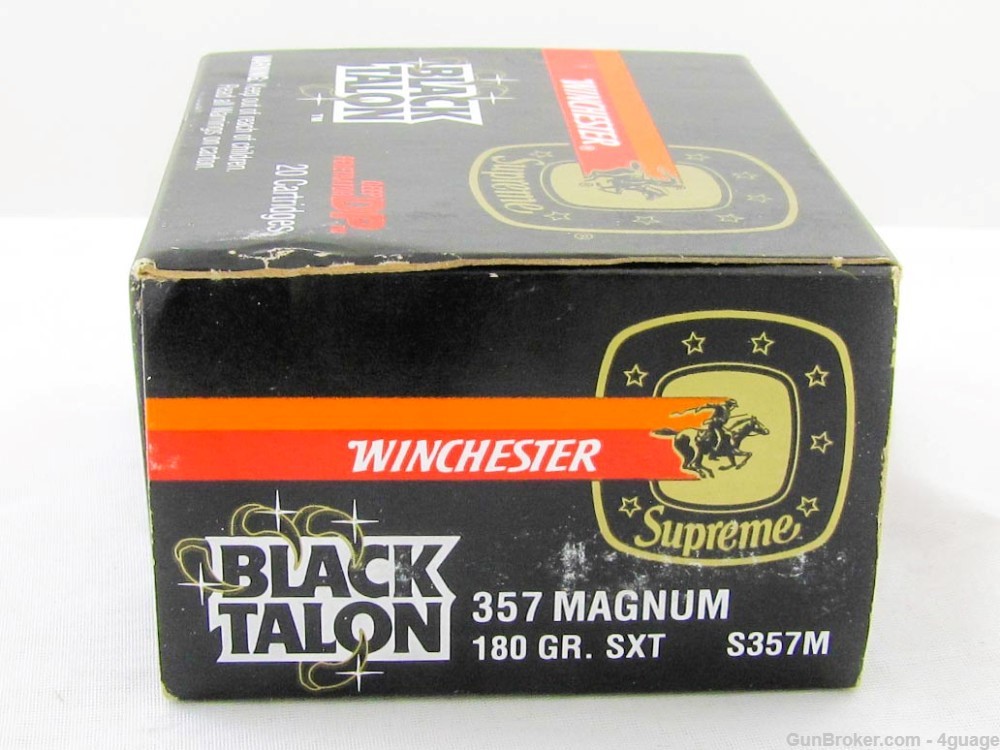 Winchester Supreme Black Talon 357 Magnum Full Box-img-4