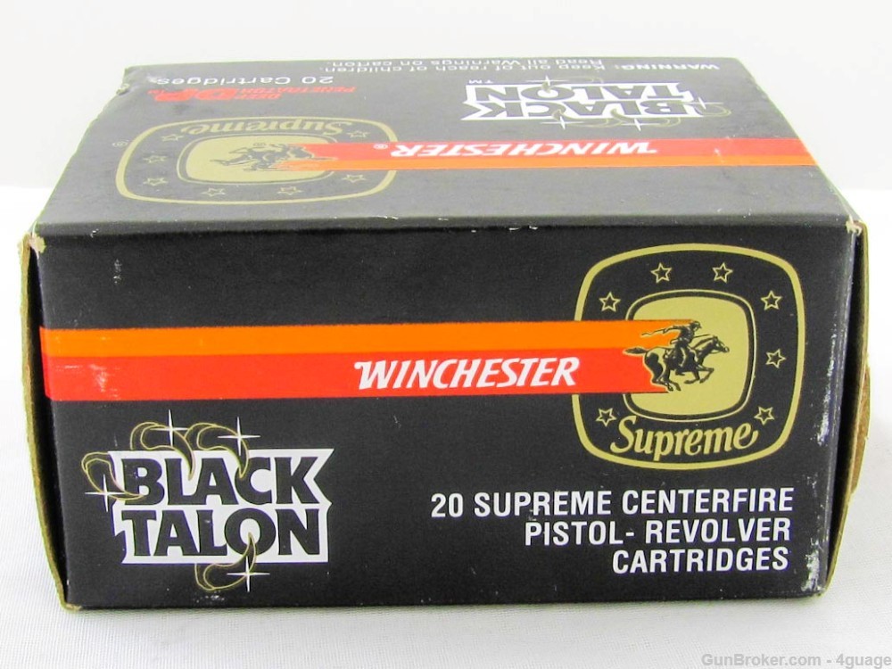 Winchester Supreme Black Talon 357 Magnum Full Box-img-2