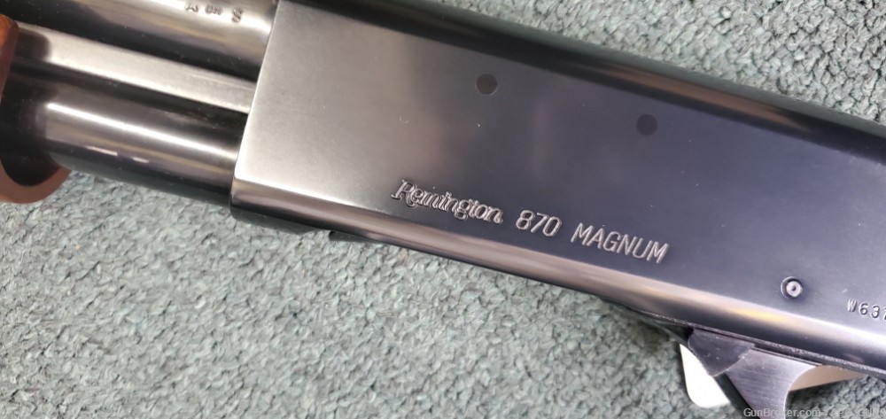 Remington 870 Wingmaster Magnum Trap 30” Ported Barrel Ext Tube *MINTY*-img-12