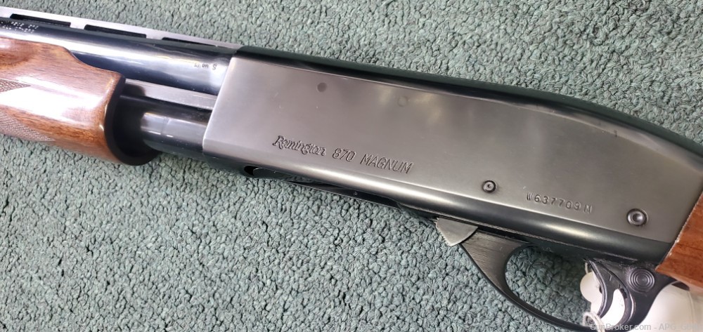 Remington 870 Wingmaster Magnum Trap 30” Ported Barrel Ext Tube *MINTY*-img-2