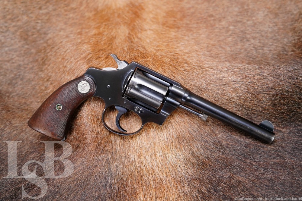 Colt Police Positive Special 5" Blue .38 Spl. SA/DA Revolver, MFD 1928 C&R-img-0