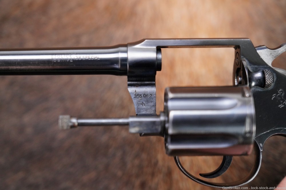 Colt Police Positive Special 5" Blue .38 Spl. SA/DA Revolver, MFD 1928 C&R-img-8