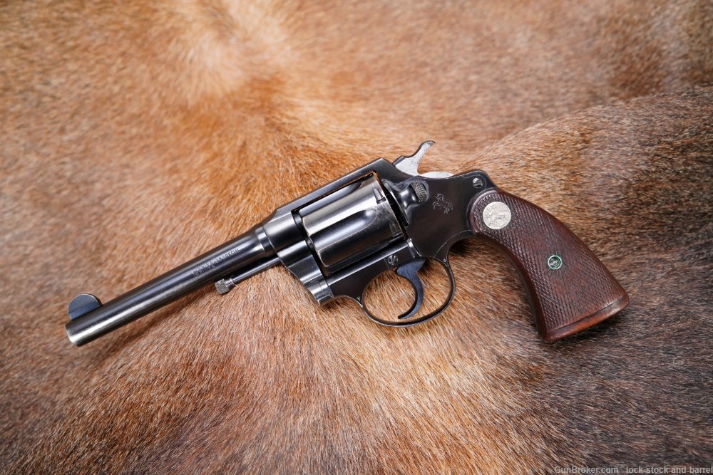 Colt Police Positive Special 5" Blue .38 Spl. SA/DA Revolver, MFD 1928 C&R-img-3