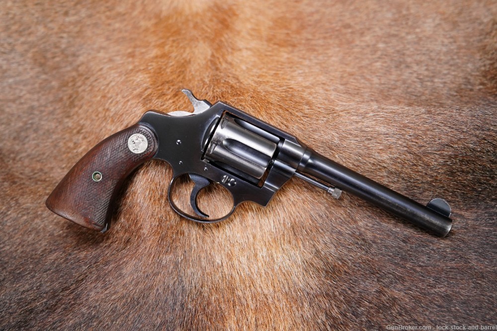 Colt Police Positive Special 5" Blue .38 Spl. SA/DA Revolver, MFD 1928 C&R-img-2