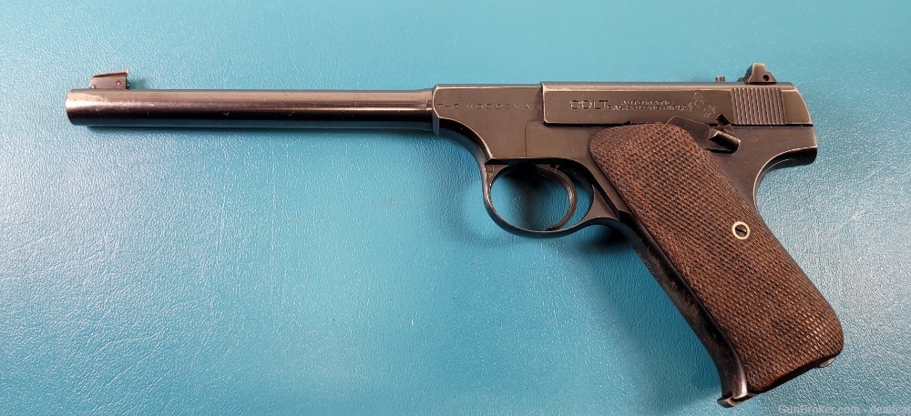 Early Colt The Woodsman Target Semi Auto Pistol .22 LR  c. 1929-img-0