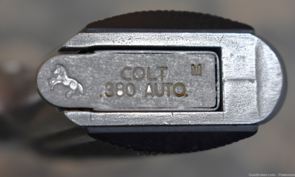  Colt Government Model 380 in 380 ACP with spare Mustang slide assy 1989-img-6