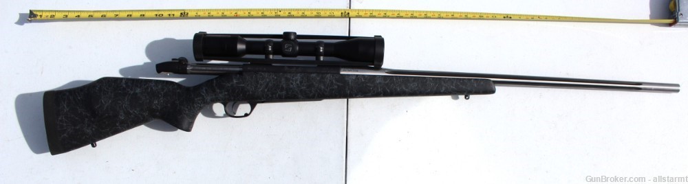 Weatherby Mark V Accumark Left Hand 300 Wby With Zeiss Conquest Scope-img-5