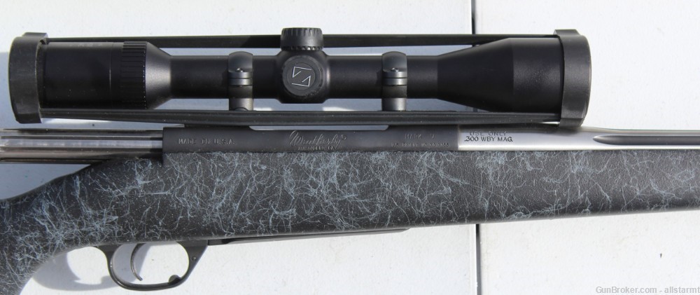Weatherby Mark V Accumark Left Hand 300 Wby With Zeiss Conquest Scope-img-7