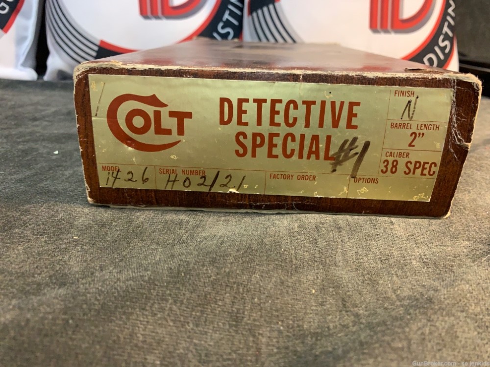Colt Detective Special, Chambered for .38 Special, with original box-img-7