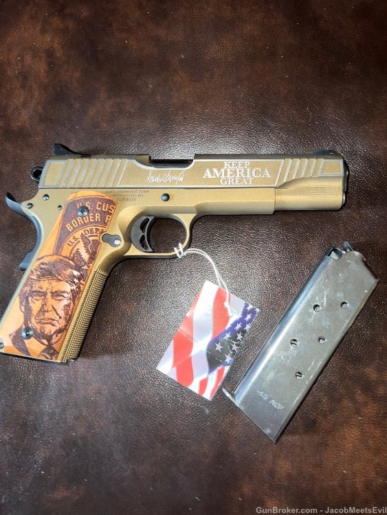 Auto Ordnance 1911A1 45ACP Keep America Great Donald Trump Special Edition -img-2