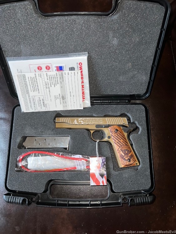 Auto Ordnance 1911A1 45ACP Keep America Great Donald Trump Special Edition -img-0