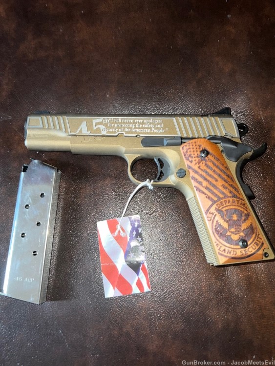 Auto Ordnance 1911A1 45ACP Keep America Great Donald Trump Special Edition -img-1
