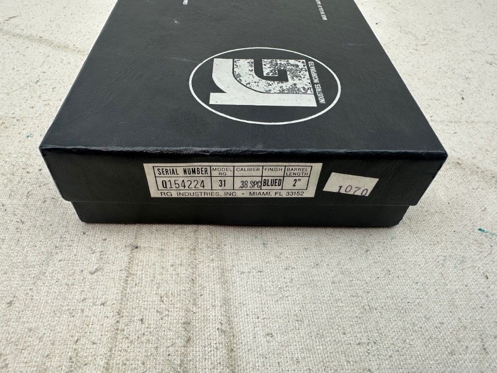RG Industries Model RG 31 .38 Special 5 Shot *New in the Box*-img-11