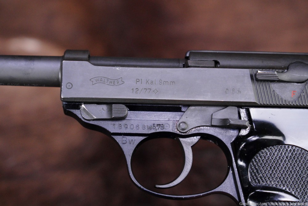 Walther Model P1 Like P38 BWB Marked 9mm Semi-Auto Pistol, MFD 1977 ATF C&R-img-11