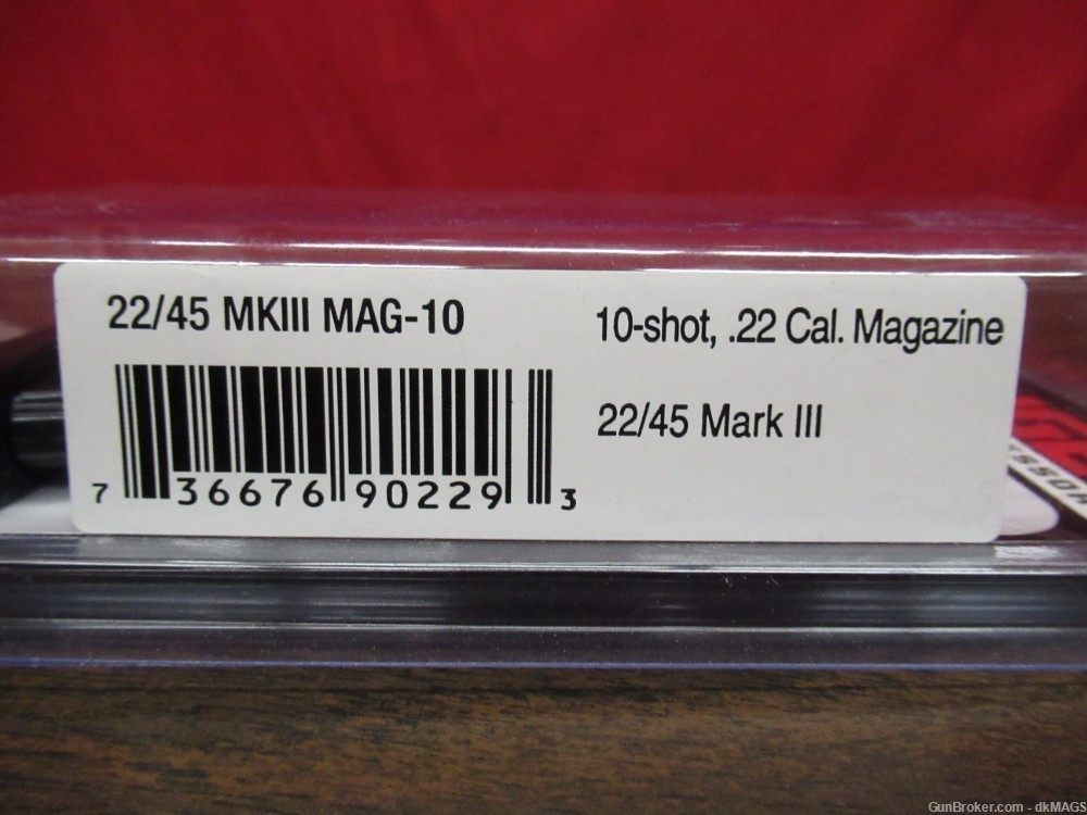 2 OEM Ruger 22/45 MKIII MAG-10 10 Round .22LR Magazines-img-1