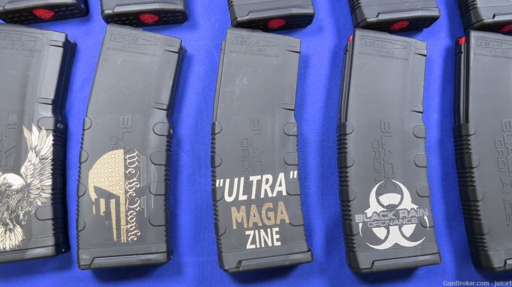 Set of 20 Black Rain Ordnance Laser Engraved AR15 Magazines-See Description-img-11