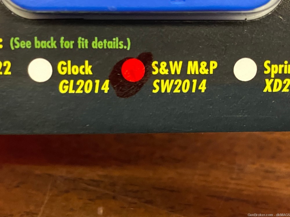 HIVIZ Front Sight S&W M&P Fiber Optic 3 Interchangeable Lite Pipes SW2014-img-3